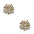 thumbnail image 3 of Vogacara Artesanías de costura de cuentas de madera, juguetes para niños, espaciador Multicolor de superficie lisa, accesorios escolares sin rebabas, Estampado de leopardo 2piezas Vogacara CBP498194, 3 of 6
