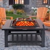 Fire Pits for Outside, 32" Wood Burning Fire Pit T
