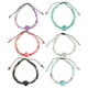 thumbnail image 1 of Pulsera de cuentas de vidrio de 6 piezas, delicada cadena para la muñeca, pulsera de hilo con cuentas, 1 of 7