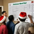thumbnail image 5 of Jumbo Thanksgiving Word Search Poster, Giant 36"X24" Wall Game, Large Christmas Word Search Puzzle Poster, with 50 Holiday Words, A Fun Interactive, Family Holiday Party Activity (Christmas), 5 of 7