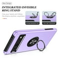 thumbnail image 2 of Casetego for Google Pixel 8 Case,Military Grade Rugged Armor Shockproof Heavy Duty Protective Cover for Magnetic Ring Kickstand Phone Case,Purple, 2 of 6