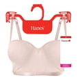 thumbnail image 2 of Brasier Hanes para Mujer, Balconette de Algodón Rosa Malva Talla 36B, 2 of 4