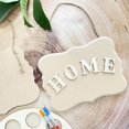 thumbnail image 4 of 12 Pack Blank Hanging Wooden Signs for Crafts, 7 x 5 in Unfinished Beveled Wood Plaques for DIY, Mini Wood Signboard with Rope for Home Decor,6 Assorted Shapes, 4 of 5