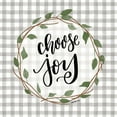 thumbnail image 2 of Imperfect Dust 20x20 White Modern Wood Framed Museum Art Print Titled - Choose Joy, 2 of 4