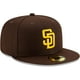 thumbnail image 3 of New Era baseball cap. Yellow "SD" logo on the front. Stylish San Diego Padres cap., 3 of 5