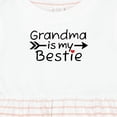 thumbnail image 4 of Inktastic Grandma is My Bestie Girls Baby Dress, 4 of 5