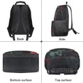 thumbnail image 6 of HUIACONG Burning Soccer Print School Backpack for Age 6-18 Large Capacity Lightweight Water Resistant Bookbag for Elementary Middle High School Boys Girls Back to School Daily Use, 6 of 6