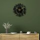thumbnail image 4 of Reloj de pared con marco redondo negro DIY, relojes de pared de diseño moderno silencioso, adecuados para dormitorio, sala de estar, oficina, decoración artística, 4 of 5