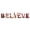 Believe, variant on Current Reindeer Pair Christmas Figurines - Set of 2, Cast Resin Holiday Table Top Décor