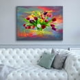 thumbnail image 4 of Epic Graffiti 'Colorful Flowers 2' by Ata Alishahi, Giclee Canvas Wall Art, 54"x40", 4 of 8