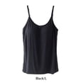 thumbnail image 4 of Guardurnaity Camisola de Yoga para mujer, chaleco de Fitness, ropa de gimnasio, mano de obra fina, transpirable, para exteriores, cierre de piel, Prendas para la parte del cuerpo Negro L, 4 of 6