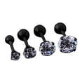 thumbnail image 2 of Naturegr Men Women Rhinestone Cartilage Tragus Bar Helix Upper Ear Earring Stud Jewelry, 2 of 8
