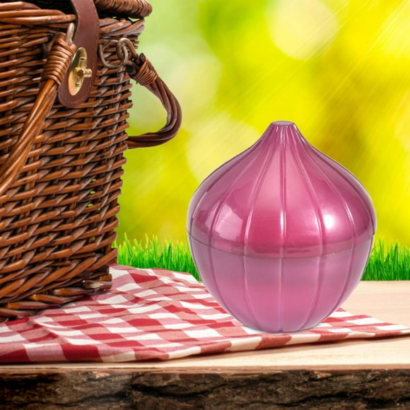 LQXZWJY Onion Keeper Onion Saver Onion Storage Containers Reusable Onion Holder OrganizerFruit and Vegetable Shaped Food Saver Storage Containers Holder Refrigerator Vegetable Crisper
