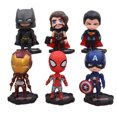 thumbnail image 2 of Figura modelo de Los Vengadores de Marvel Thanos Ironman Spiderman Capitán América Hulk DXING, 2 of 5
