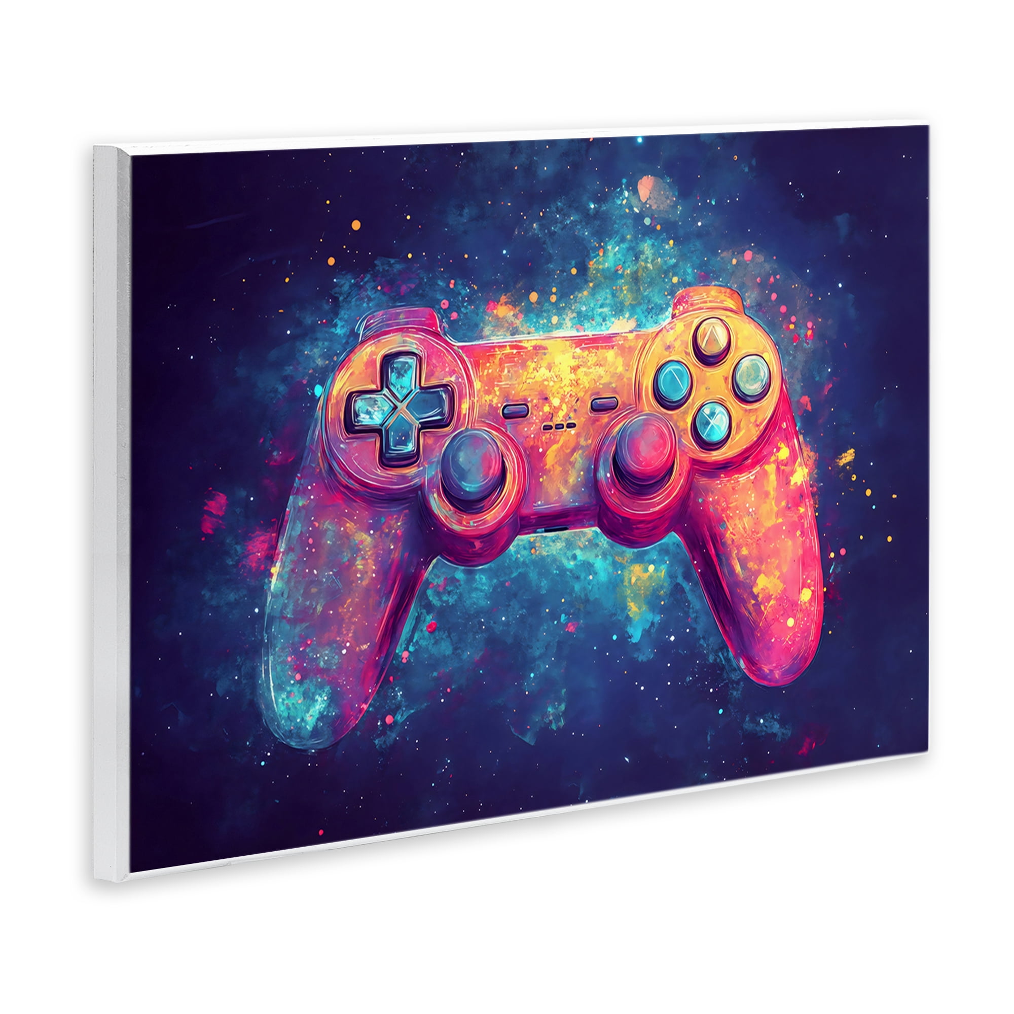 Stupell Industries Futuristic Cosmic Game Controller Wall Plaque Art, design by Creative Studio