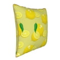 thumbnail image 2 of Kll Bright Lemons Decorative Throw Pillow Covers Velvet Soft For Couch Sofa Bedroom Living Room Outdoor -16"X16", 2 of 8