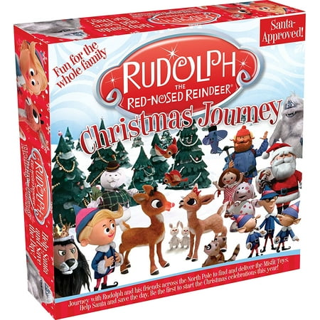 Reindeer Games Christmas Aquarius Rudolph The Red Nosed Reindeer Christmas Journey Board Game ()