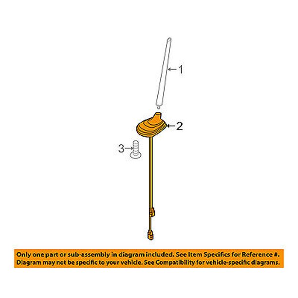 Jeep CHRYSLER OEM 1516 RenegadeRadio Antenna 68223984AA