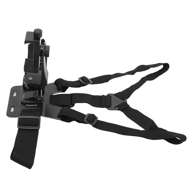 Action Camera Chest Harness Strap,Plastic Black Adjustable Chest Adjustable Chest Harness Strap Chest Harness Strap Built for Precision