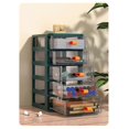 thumbnail image 1 of Transparent Desktop Organizer Boxes Storage Drawers Plastic Container Multilayer Desk Stationery Or, 1 of 4