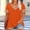 (Fashion 49)Orange, variant on Aimik Women's Fashion V Neck Short Sleeve Solid Plus Size Tops Summer Comfortable Casual and Loose Sports T-Shirt