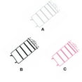 thumbnail image 3 of Shengyu Earrings Holder Multi Layer Ear Studs Hanging Rack Jewelry Storage Tray Organizer Jewelries Stand for Home Travel White Pink, 3 of 6