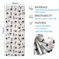 thumbnail image 2 of White Cow Moo Pattern Hot Yoga Mat Towel Non Slip for Hot Yoga - Quick-Drying Yoga Mat Cover with 4 Corner Pockets with Travel Bag - Hot Yoga Towel Non Slip Grip Moisture Wicking Sweat 70"x26", 2 of 6
