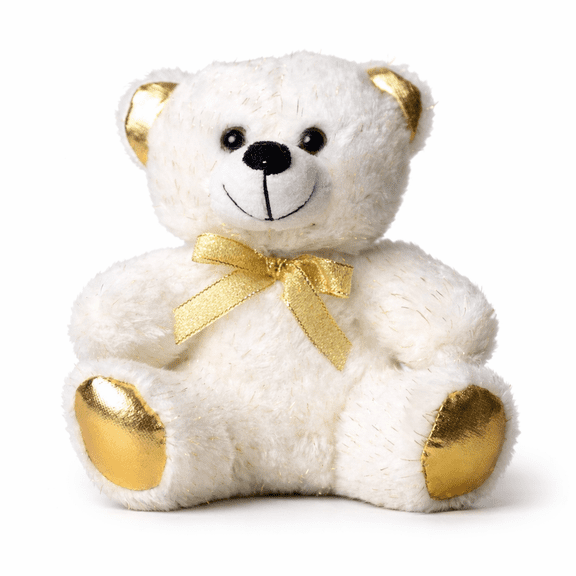 Glitter Gold 6 Inch Teddy Bear Plush Colorama Stuffed Animal Soft Toy