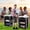 Black, variant on Biotree Folding Camping Table with Storage Organizer, Gray