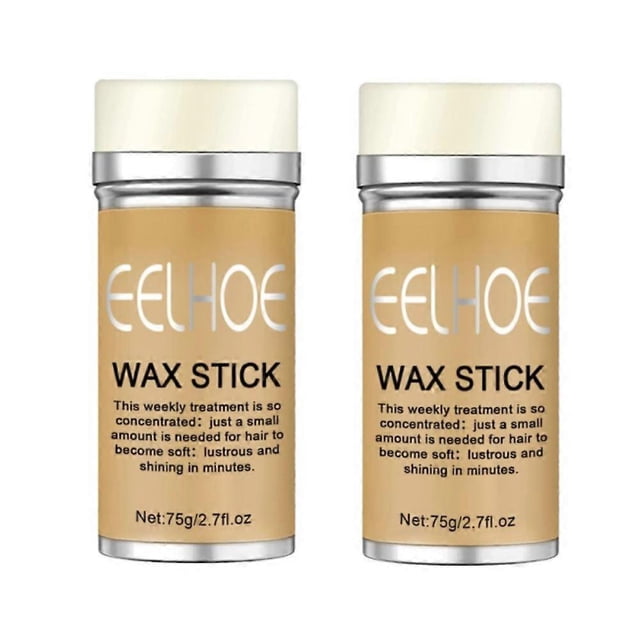 2pcs Styling Wax Stick Collection Broken Hair Artifact Hair Wax Stick Professional Men and Women Hair Styling Accessories