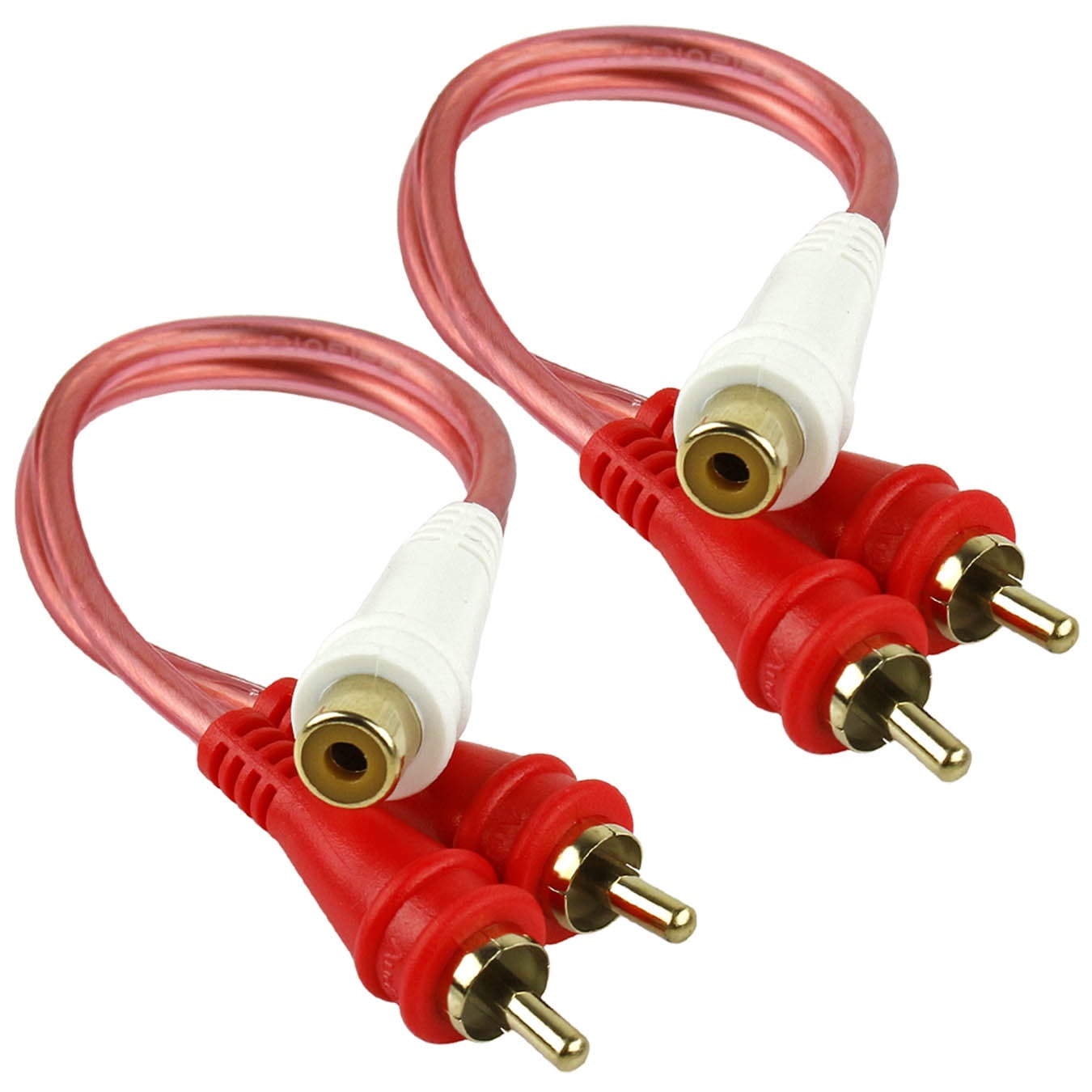 5 PCS 20 FT RCA WIRE AUDIOPIPE 2 CHANNEL CAR HOME AUDIO INTERCONNECT BMS-20 