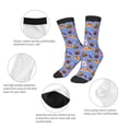 thumbnail image 3 of Naloa Fastfoods Kids Socks Unisex Kids and Toddlers' Crew Socks, ,1 Pairs, 3 of 5