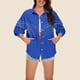 thumbnail image 1 of Chaqueta vaquera de manga larga sin capucha para mujer, chaqueta vaquera informal de moda, abrigo de manga larga con botones, abrigo de camisa para mujer, 1 of 8