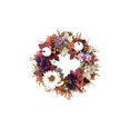 thumbnail image 2 of Yhmxh 18 Inch Fall Wreath for Front Door Decor, Artificial Maple Leaves Pumpkins Sunflower Wreath Decor, Farmhouse Autumn Harvest Wreath for Window Porch Thanksgiving & Outdoor Decor, 2 of 6
