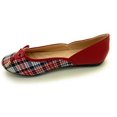 thumbnail image 5 of Two Tone Plaid with Solid Bow Ballerina Flats, 5 of 5