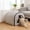 Gray, variant on Cat Bed Cave, Enclosed Cat House With Door Flap, Soft Plush Cat Hideaway, Removable Washable Pad, Indoor Kitten Bed