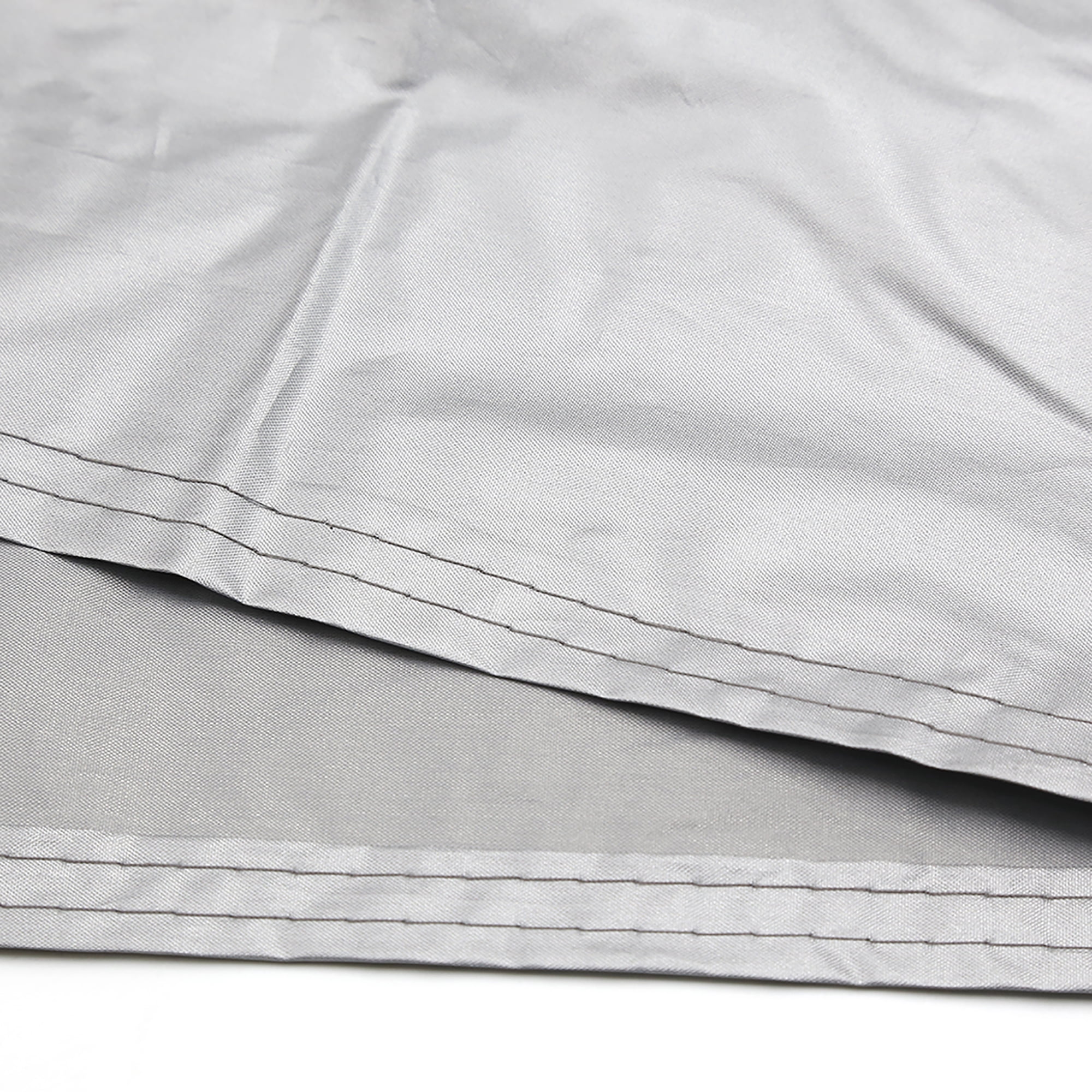 REGALWOVEN 180T Rain Dust Motorcycle Cover Silver Tone Black Outdoor waterproof UV Protector XL