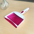 thumbnail image 4 of JilgTeok Broom and Dustpan t, Mini Dustpan and Brush t Hand Broom and Dustpan t, Whisk Broom and Dust Pans with Rubber Edge for Home, Desktop,Sofa,Kitchen, Keyboard(1* Desktop Broom, 1* Dustpan), 4 of 6