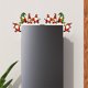 thumbnail image 4 of Christmas Decorations Corner Door And Window Card Pieceses Creatives Cartoons Christmas Aceless Old Man Wooden Decorations, 4 of 6