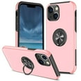 thumbnail image 1 of [PST] iPhone 14 Plus Ring Case, Hybrid Magnetic Kickstand Case Cover with Invisible Ring Stand, 1 of 5