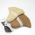 thumbnail image 6 of CoCopeaunts Wide Brim Bowknot Ribbon Straw Sun Hats for Women Girls Summer UV Protection Floppy Foldable Beach Hat Outdoor Travel Panama Cap, 6 of 6