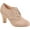 Taupe, variant on Journee Womens Leona Inside Zip Block Heel Booties, Widths Available