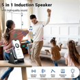 thumbnail image 4 of Induction Speaker with Phone Stand 5 in 1 Wireless Induction Bluetooth Audio, Birthday Gifts for Me, 4 of 5