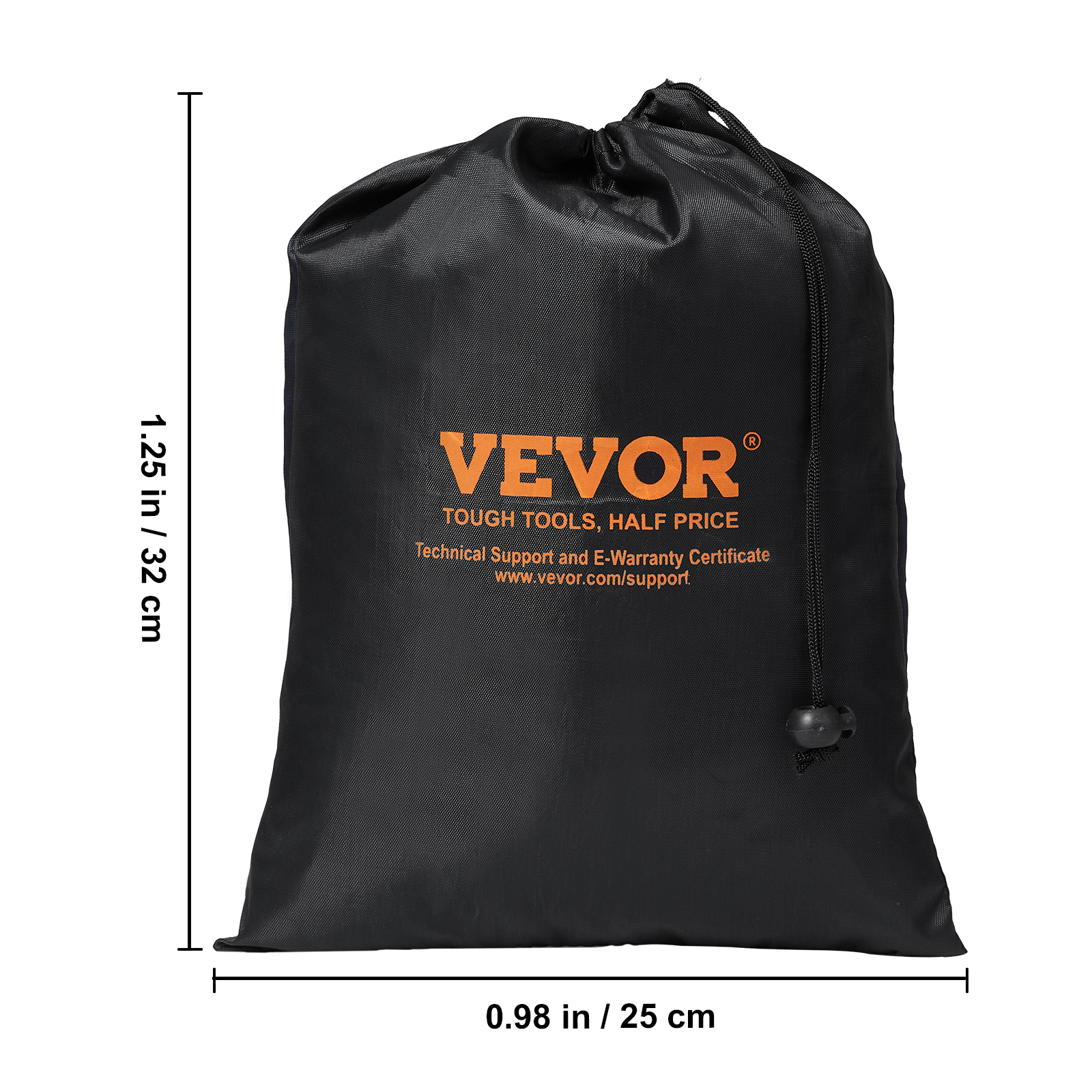 VEVOR 32 Piece Bungee Cords Assortment, 8 mm Heavy Duty Bungee Straps with A3 Steel Hooks, Including 10", 24", 32", 40", 48", Bungee Ropes Set with Portable Storage Bag, 4 Clips & Canopy Ties