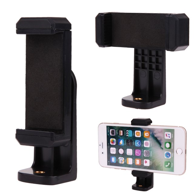 Soporte Para Trípode Diseño único 1/4 tornillo cabeza teléfono trípode monópode soporte Clip montaje
