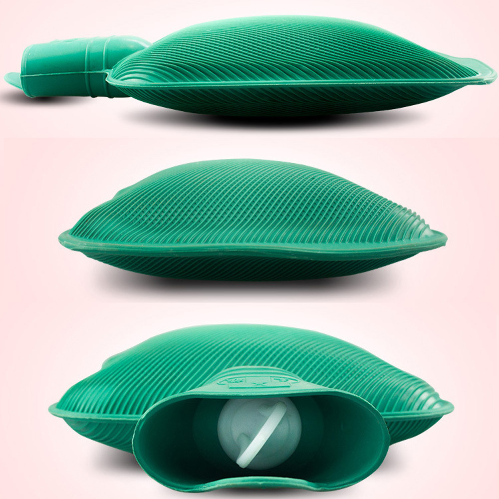 Hot Water Bottle Natural Rubber BPA Free Durable Hot Water Bag for Hot