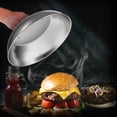 thumbnail image 5 of Cover Dome Basting Melting Griddle Cheese Grill Steam Lid Steak Burger Steaming Metal Grilling Press Bacon Round, 5 of 7
