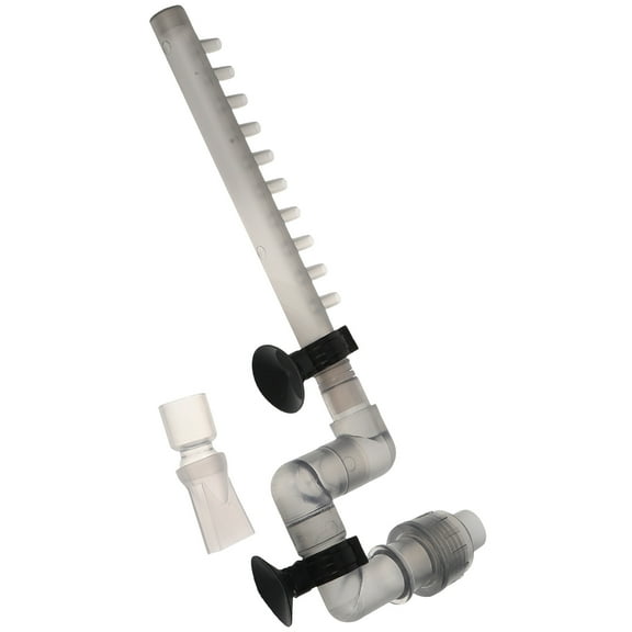 EXHUMKY Aquarium Water Change Hose Grey ABS Fish Tank Water Pipe for Easy Aquarium Maintenance 1 Set