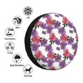 thumbnail image 4 of Fotbe Peonies Funda de Llanta de Repuesto con Estampado, Engrosada, Ajuste Universal para Jeep, Remolque, RV, SUV, Camión-14 inch, 4 of 6