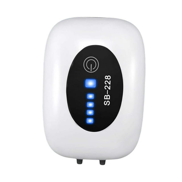 Bomba de aire de acuario USB pequeña compacta con mini accesorios aireador silencioso para peces Doble Agujero jinwen Bomba de aire